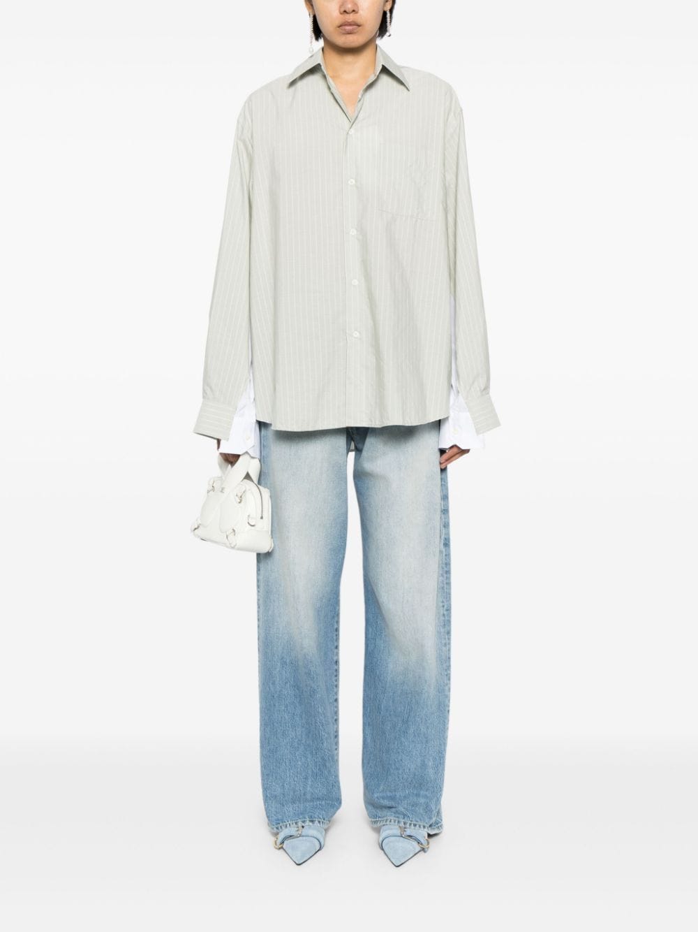 MM6 Maison Margiela Blouse met lange mouwen - Grijs