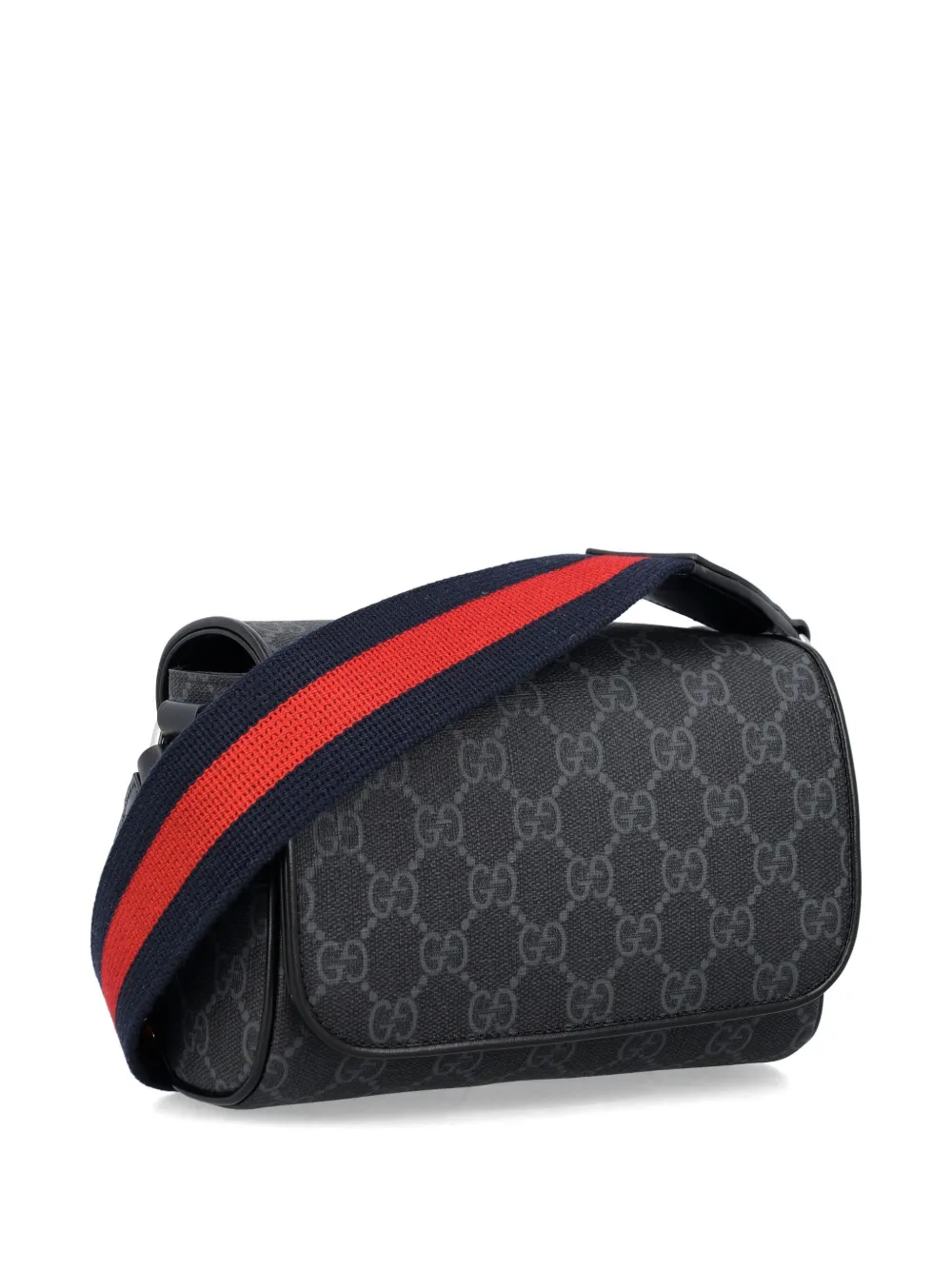 Gucci Gg Supreme Messenger Bag In Grey