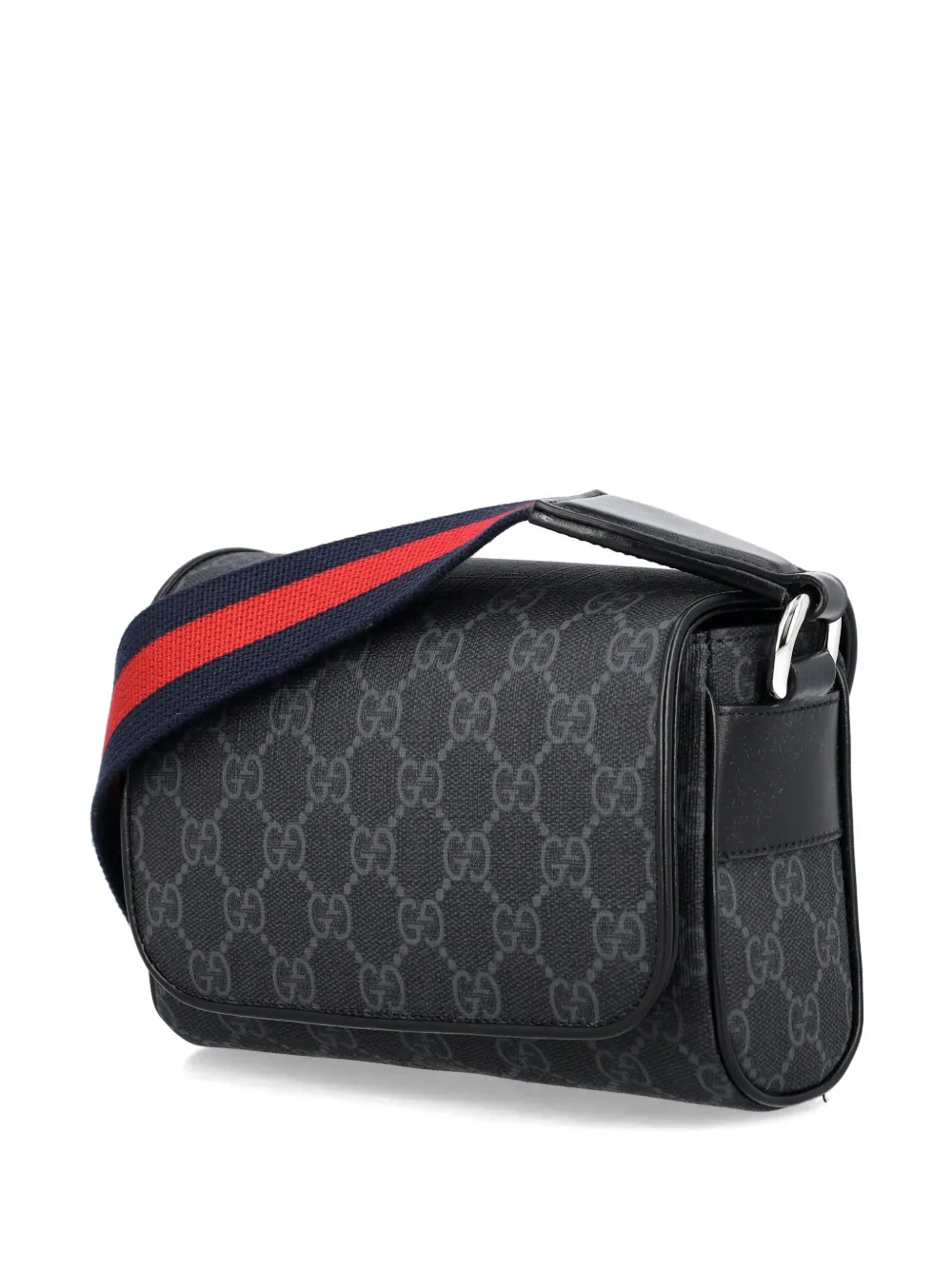 Gucci Gg Supreme Messenger Bag In Grey