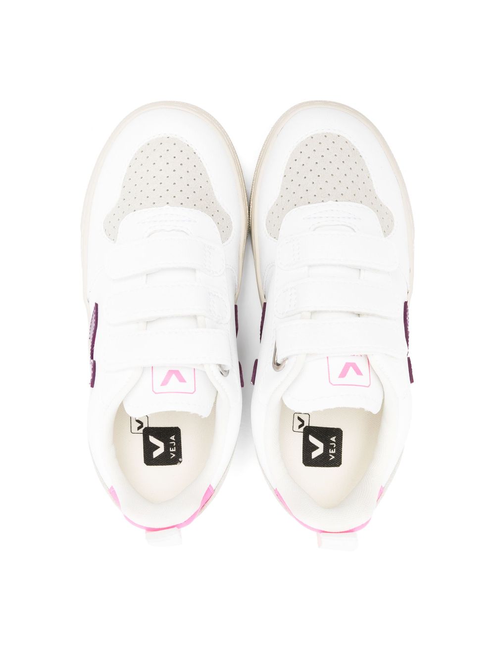 VEJA Kids V-10 low-top sneakers Wit