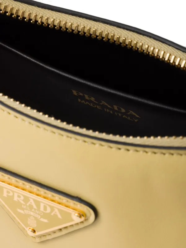 Prada アーケ ショルダーバッグ | イエロー | FARFETCH JP