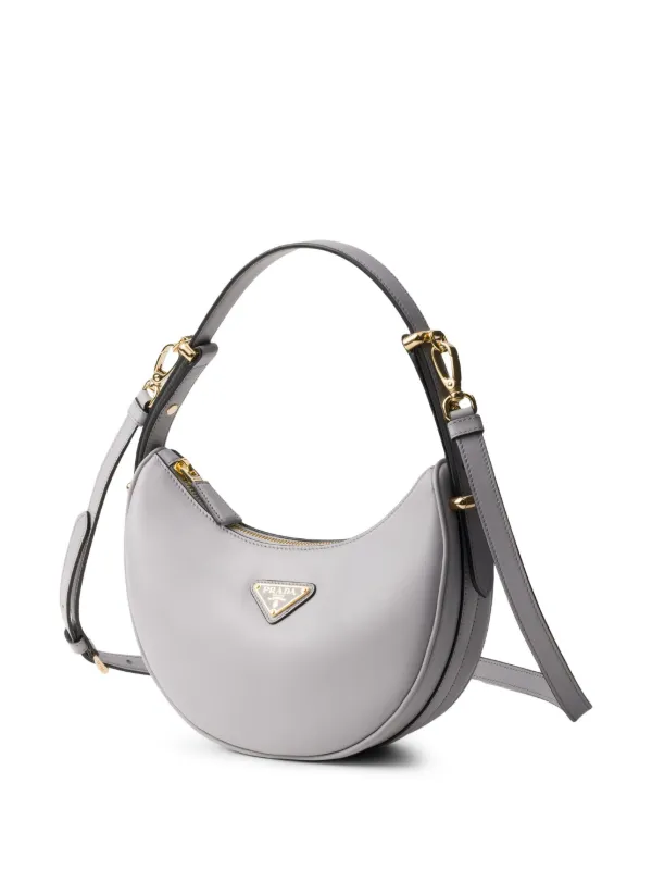 PRADA【上品さと実用性を兼ね備えた逸品☆Arque Shoulder Bag】 Prada Arqué Shoulder Bag | Grey | FARFETCH