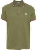 Moncler logo-patch polo shirt - Green