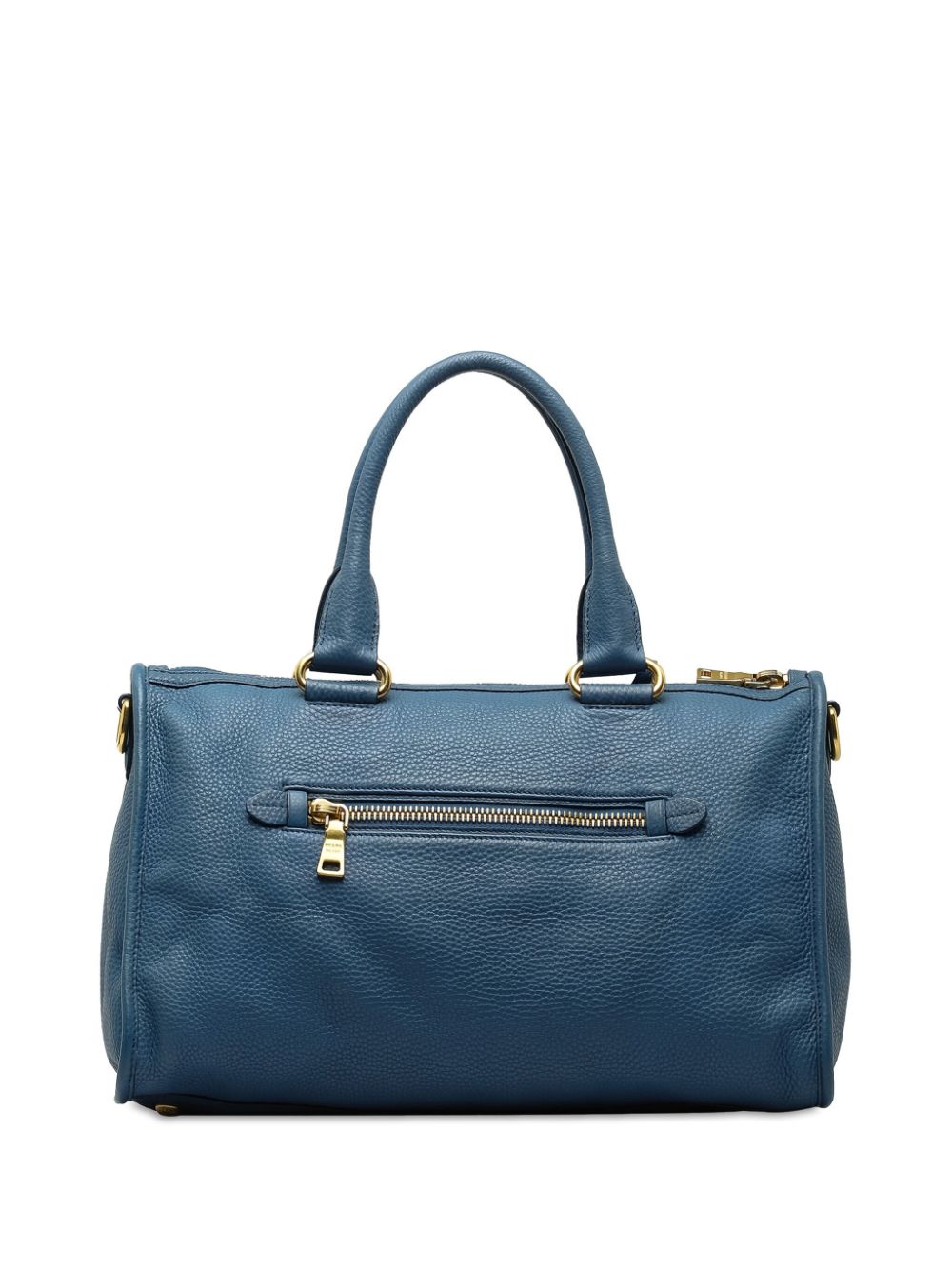 Prada Pre-Owned 2013-2023 Vitello Daino satchel - BLUE