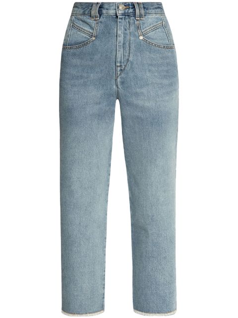 ISABEL MARANT Dilali straight-leg cropped jeans Women