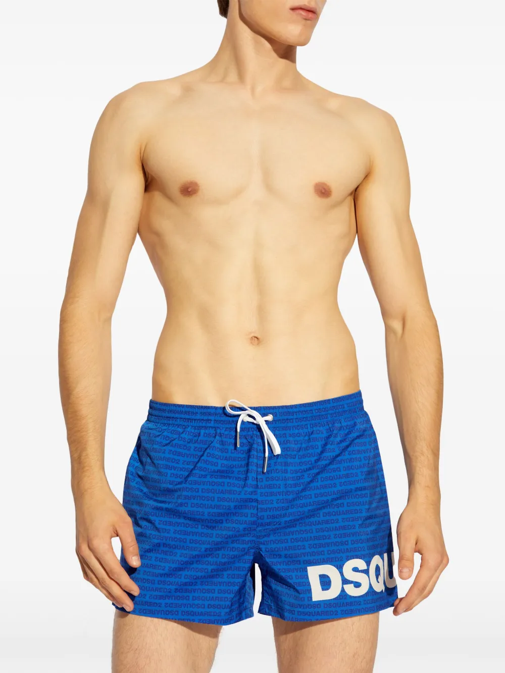 DSQUARED2 Zwembroek met logoprint Blauw