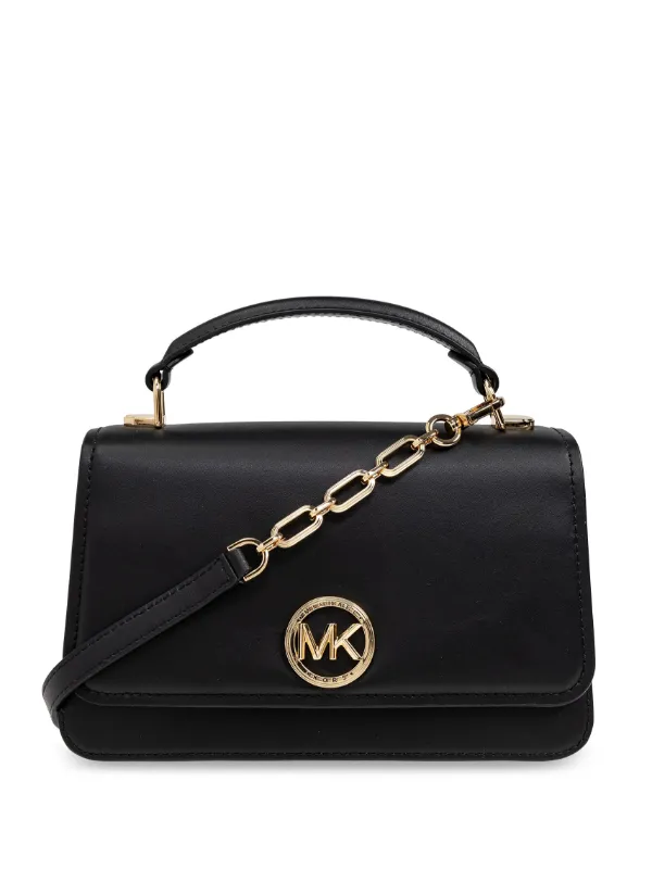 Michael Michael Kors logo plaque Tote Bag Black FARFETCH UK