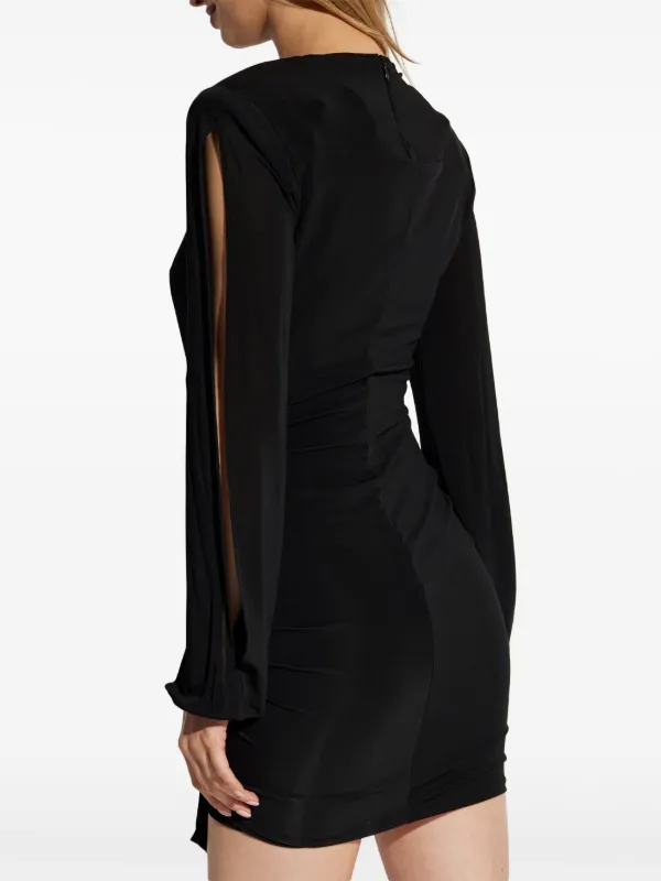 【関税&送料込】Isabel Marant Black Polyester Mini Dress ISABEL MARANT Vinia cut-out Minidress | Black | FARFETCH JO