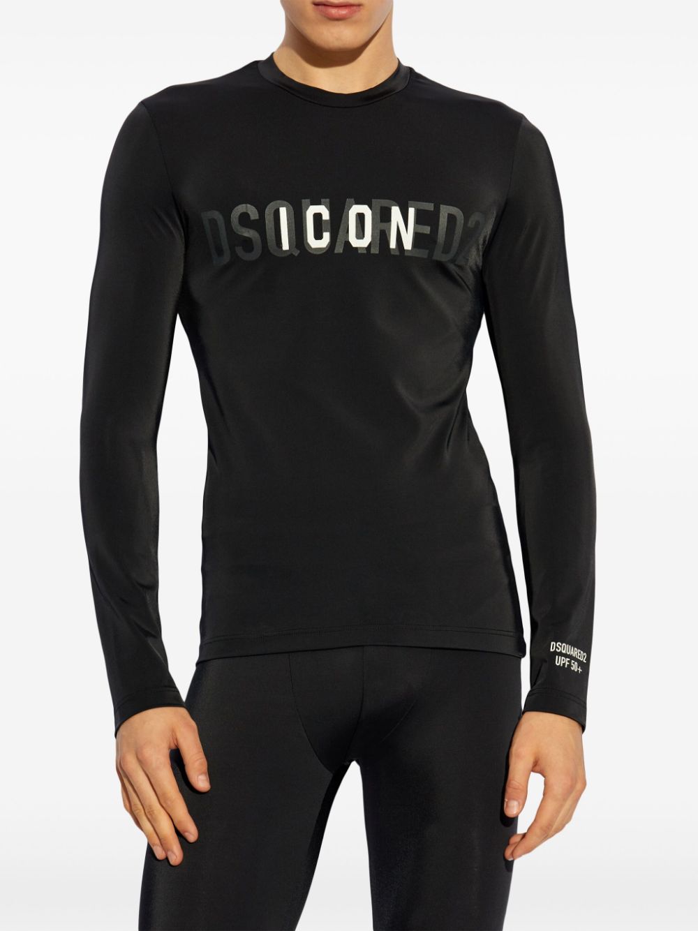 DSQUARED2 Icon logo-print long-sleeve top Men