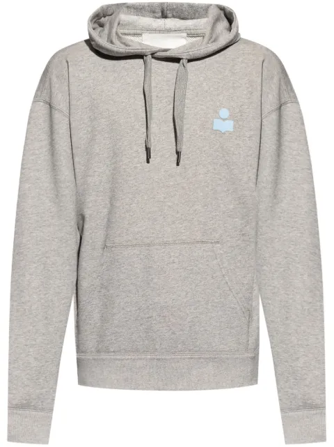 MARANT Matte logo-embroidered hoodie