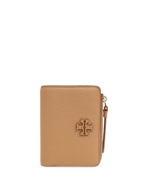 Tory Burch logo-patch leather wallet Women