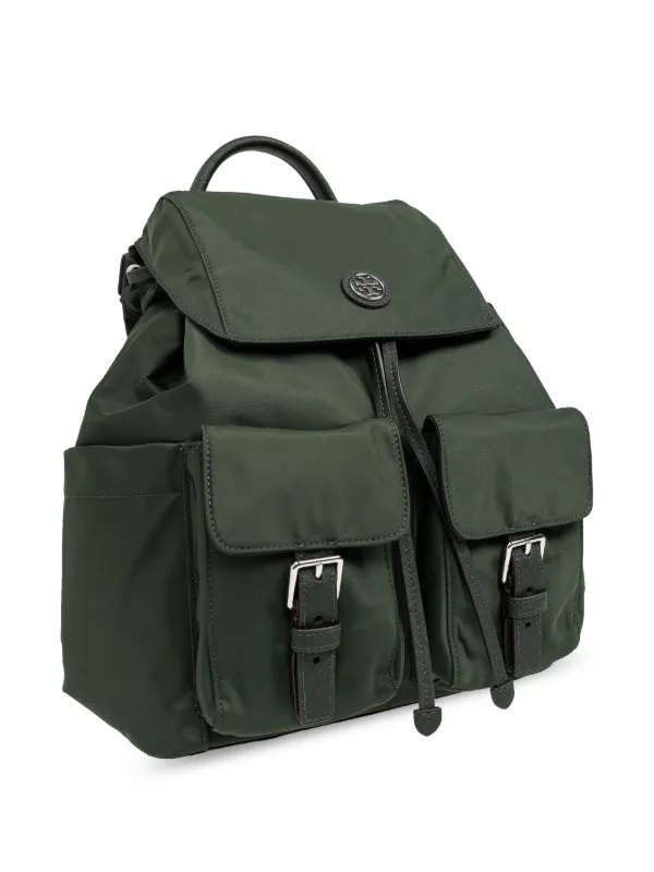 Nylon flap backpack on sale