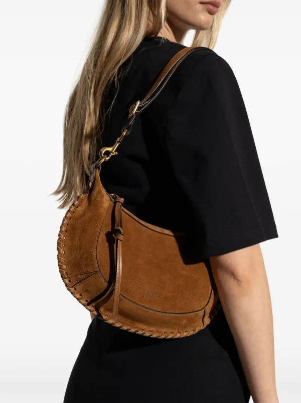 【美品】MARANT ブラウンレザーショルダーバッグ 美品 framework【marant】ショルダーバッグ 茶色 レザー 本革
