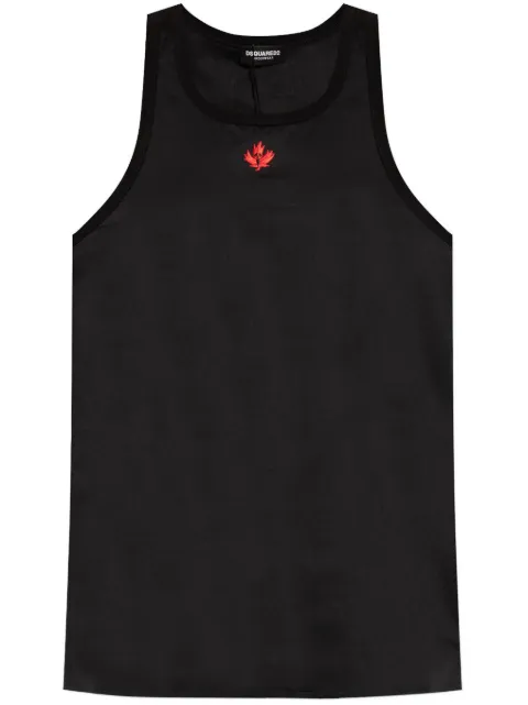 DSQUARED2 embroidered-logo cotton top