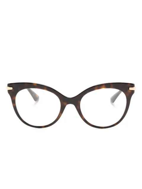 Dolce & Gabbana Eyewear tortoiseshell-effect cat-eye glasses