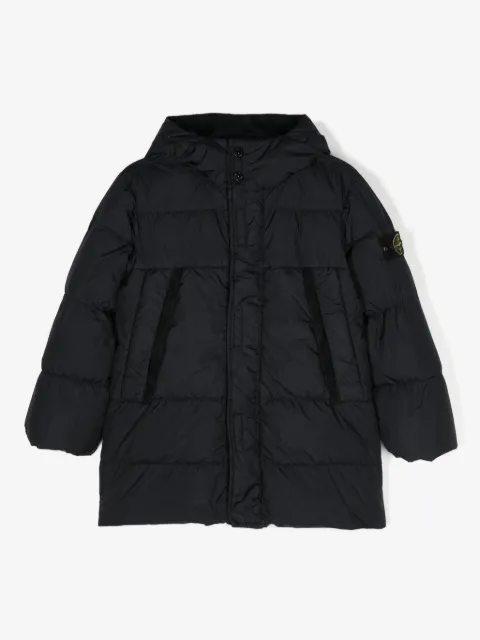 Stone Island Junior Compass-badge padded coat
