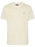 Stone Island Compass-appliqué cotton T-shirt - Neutrals