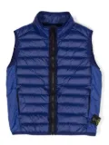 Stone Island Junior Compass-badge down gilet - Blue