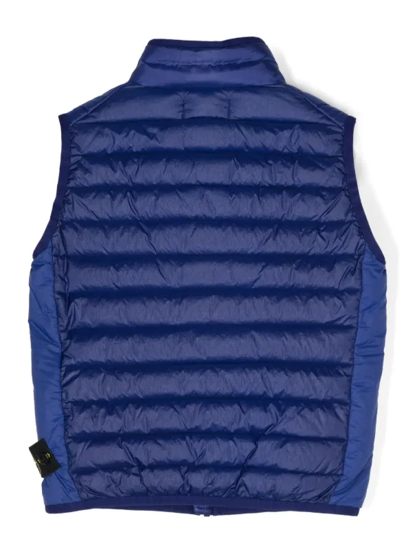 Stone island blue vest on sale