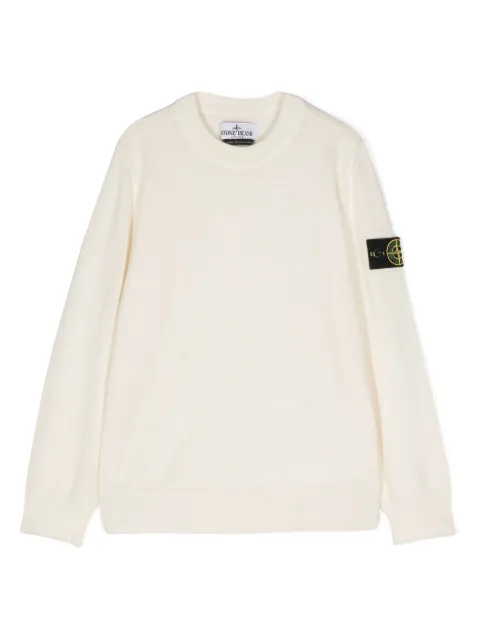 Stone Island Junior Maglione con applicazione Compass