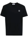 Stone Island logo-appliqué cotton T-shirt - Blue