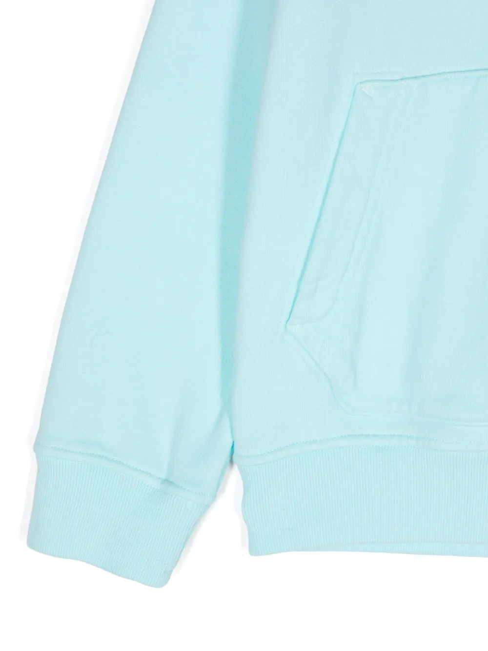 Stone Island Junior Katoenen hoodie Blauw
