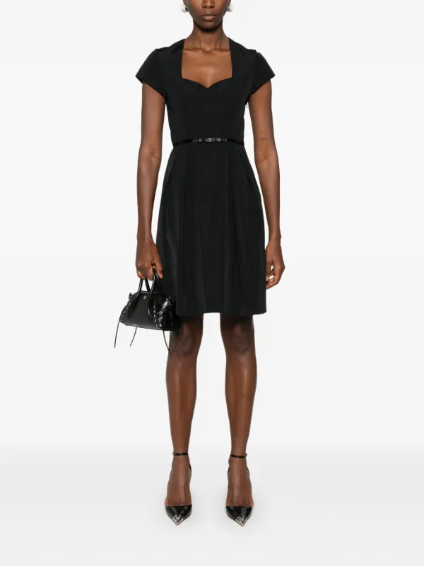 ワンピース GIVENCHY BLACK CREPE MINI DRESS Givenchy Black crêpe mini dress | TheDoubleF