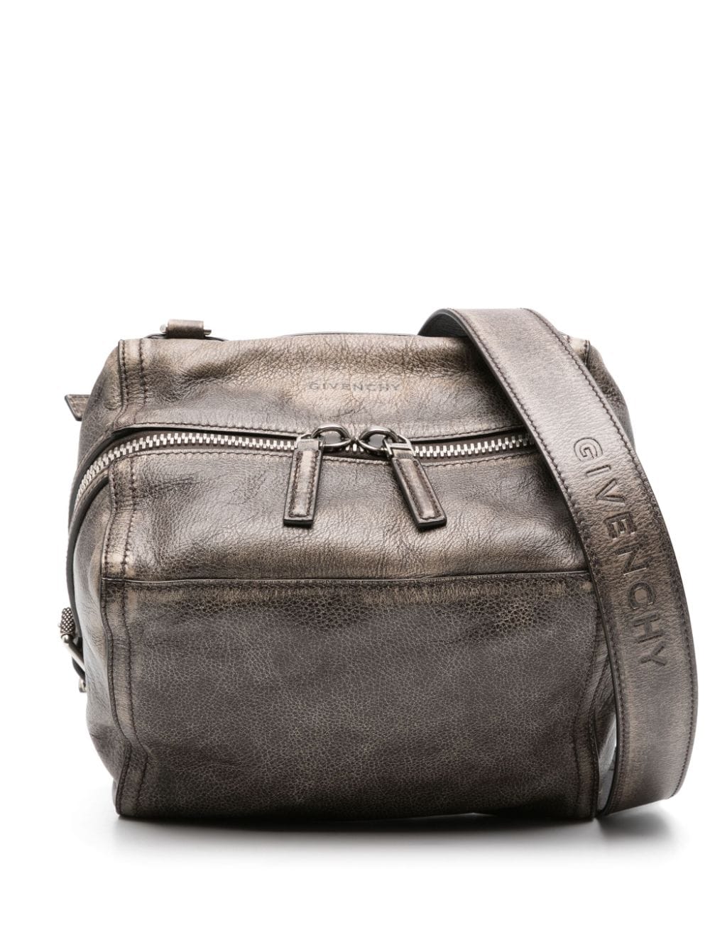 Givenchy Small Pandora Leather Messenger Bag In Brown