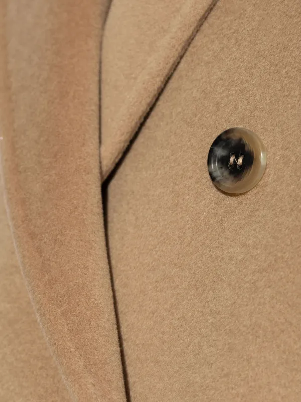 コート Max Mara FW25 REBUS COAT (252108601160010806 003) Max Mara Rebus ダブルコート | ブラウン | FARFETCH JP