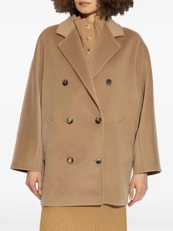 マストアイテム◇REBUS コート◇Max Mara Max Mara Rebus ダブルコート | ブラウン | FARFETCH JP