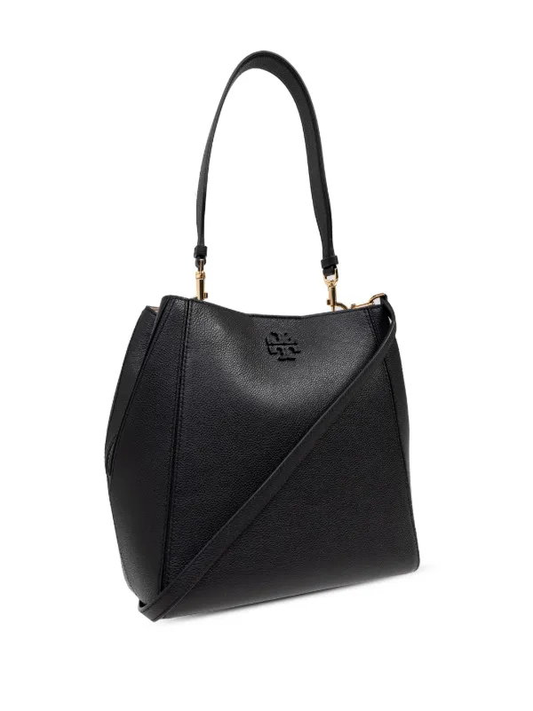 【Tory Burch】 SMALL MCGRAW BUCKET BAG BLACK Tory Burch Women's Small McGraw Bucket Bag, Black, One Size