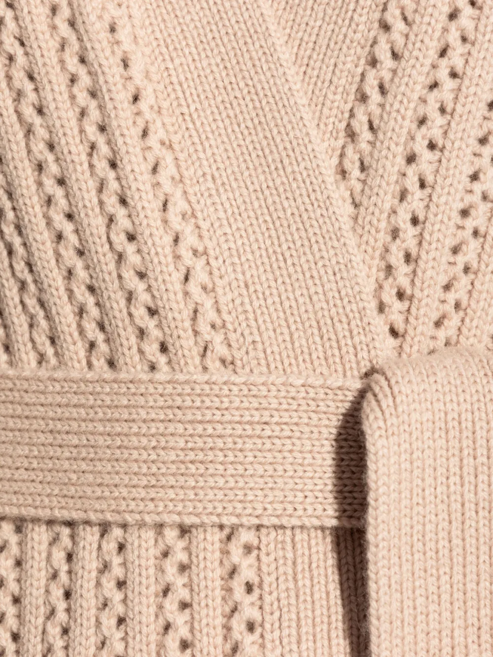 Max Mara Geperforeerd vest Beige