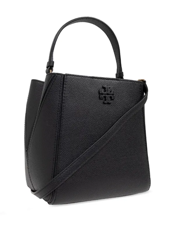 NEW Tory Burch McGraw Black Leather Small Bucket Tote/Crossbody/Shoulder Bag NEW Tory Burch McGraw Black Leather Small Bucket Tote  main image 3