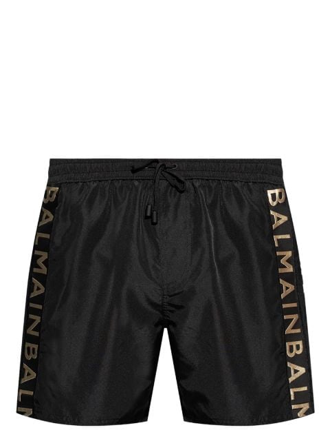 Balmain logo-print swim shorts