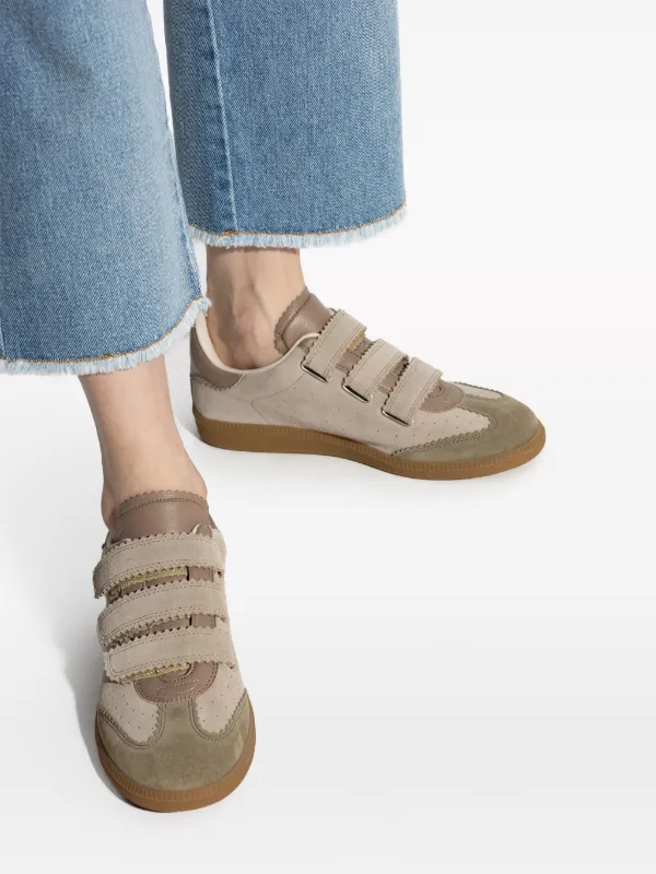 ISABEL MARANT Beth Suede Sneakers | Brown | FARFETCH