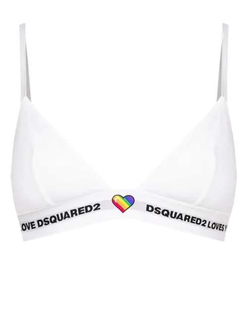 Soutien-gorge à appliqué cœur - DSQUARED2 - Modalova