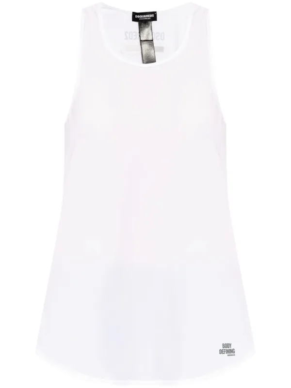 DSQUARED2 ノースリーブ トップ | ホワイト | FARFETCH JP