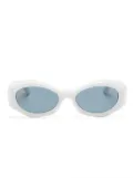 Versace Eyewear oval-frame sunglasses - White