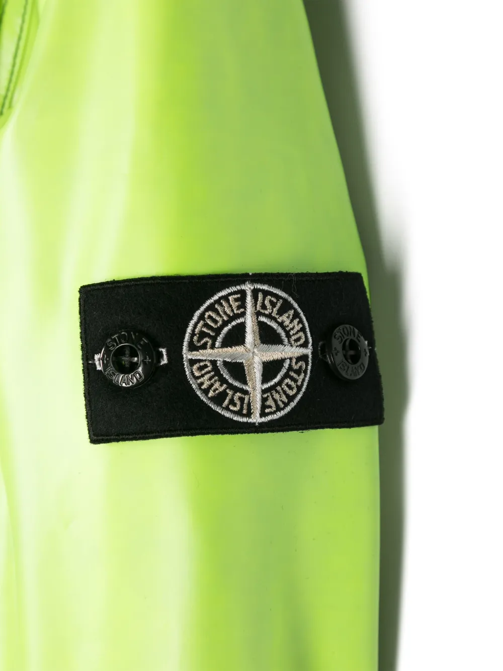 Stone Island Junior Donsjack met capuchon Groen