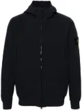Stone Island Compass-badge hooded jacket - Blue