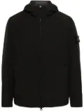 Stone Island Compass-badge hooded jacket - Black