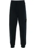 Stone Island Compass-badge cotton track pants - Blue