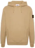 Stone Island Compass-badge cotton hoodie - Neutrals