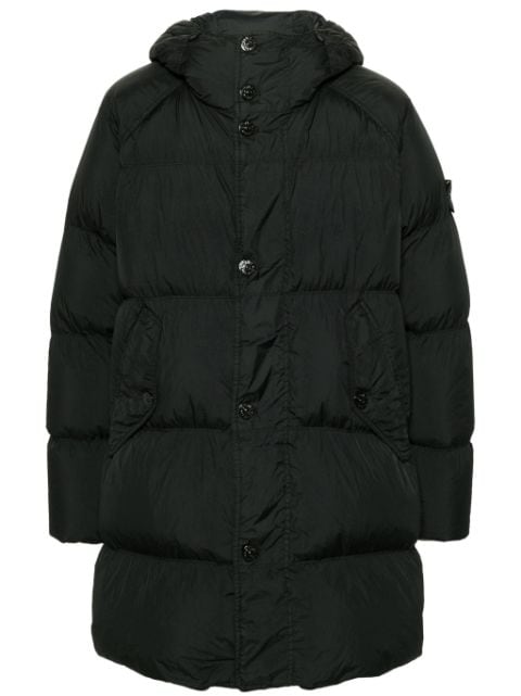 Stone Island Compass-badge hooded padded coat