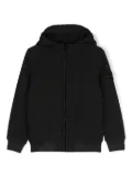Stone Island Junior Compass-badge hooded jacket - Black