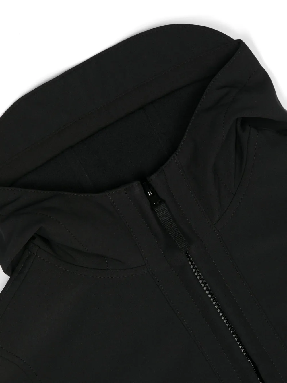 Stone Island Junior Jack met Compass-logopatch Zwart