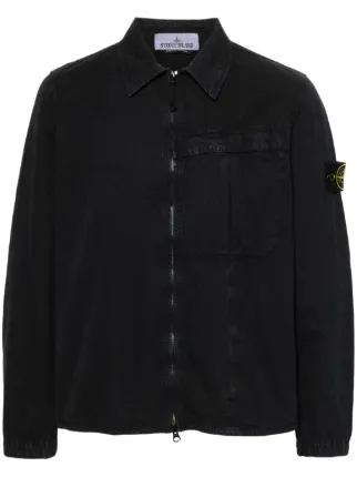 ☆★VIP価格★☆『STONE 』コンパスパッチ付きTシャツ Stone Island コンパスバッジ シャツ | ブルー | FARFETCH JP