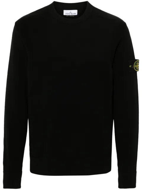 Stone Island  Compass-badge wool blend jumper