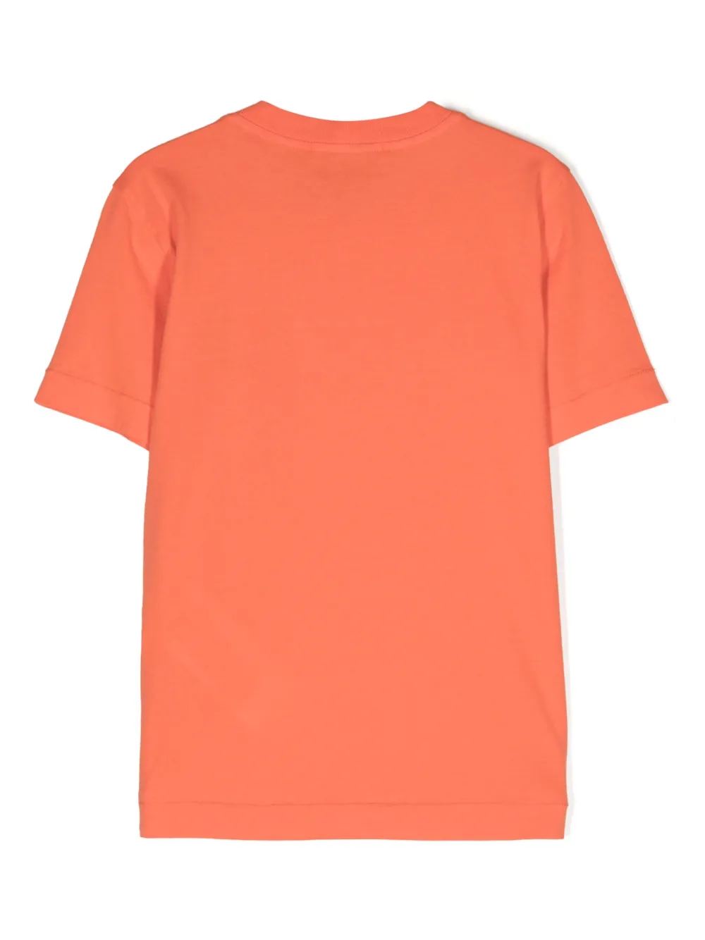 stoneislandjunior Stone Island Junior Katoenen T-shirt met Compass-logopatch - Oranje