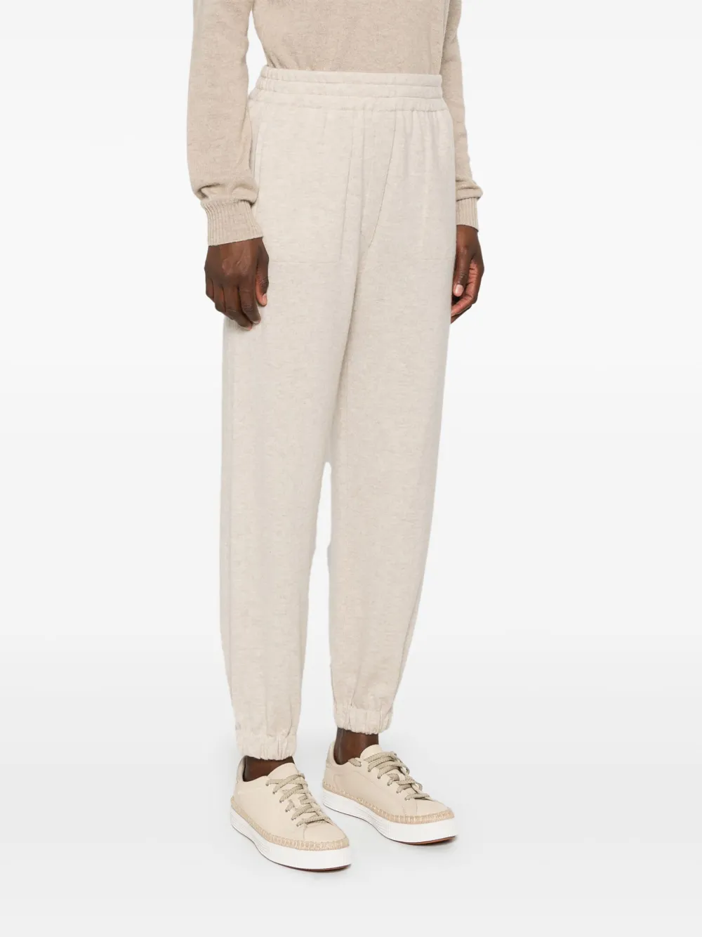 Brunello Cucinelli Kasjmier trainingsbroek Beige